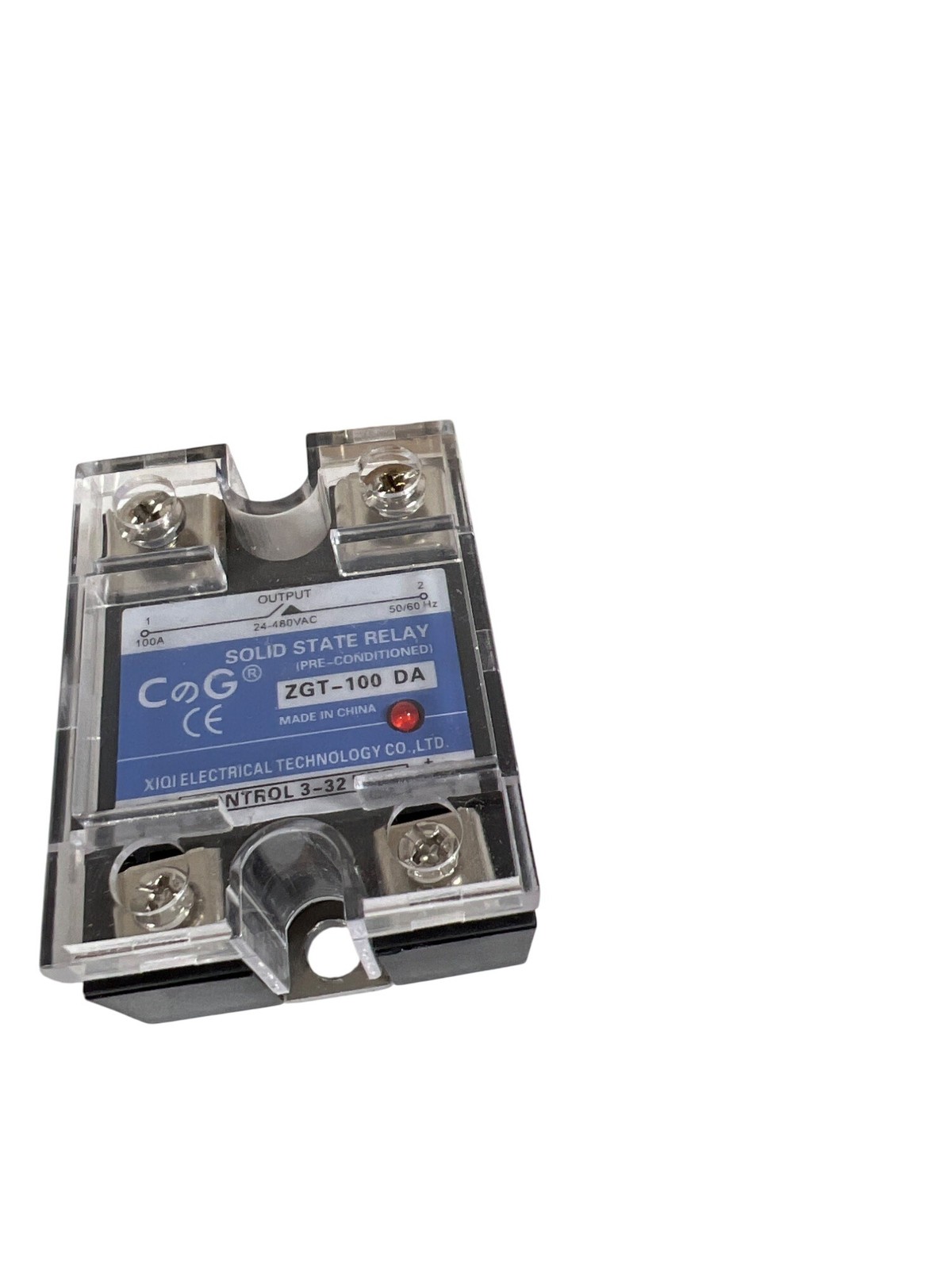 ZGT100DA 100DA Single-Phase Solid-State Relay DC-AC SSR Voltage Regulator Switch