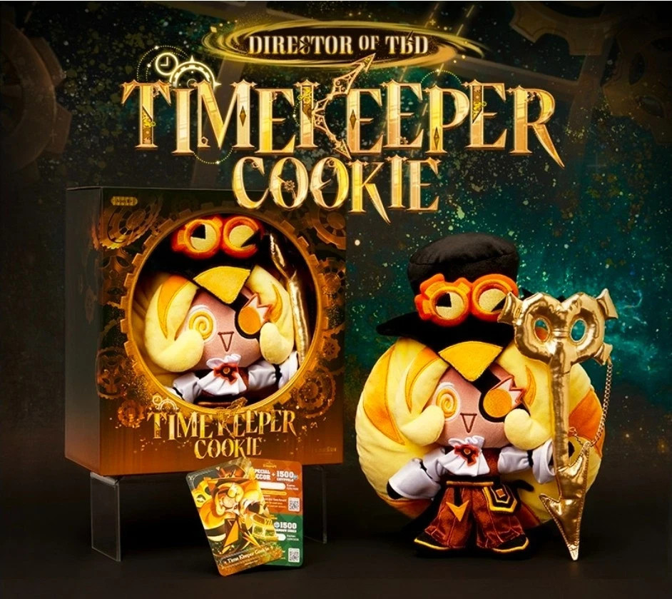 Cookie Run Kingdom Time Keeper Cookie Plush Limited + Express