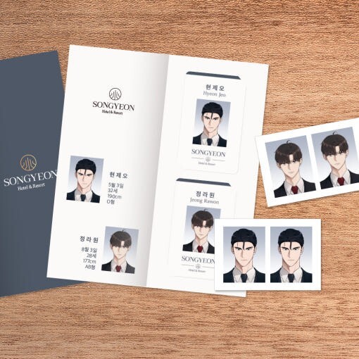 Webtoon MD [ Sunday's Solace 일요일의 위로 ] ID + Photo 사원증 + 증명사진 (BEONGD256)