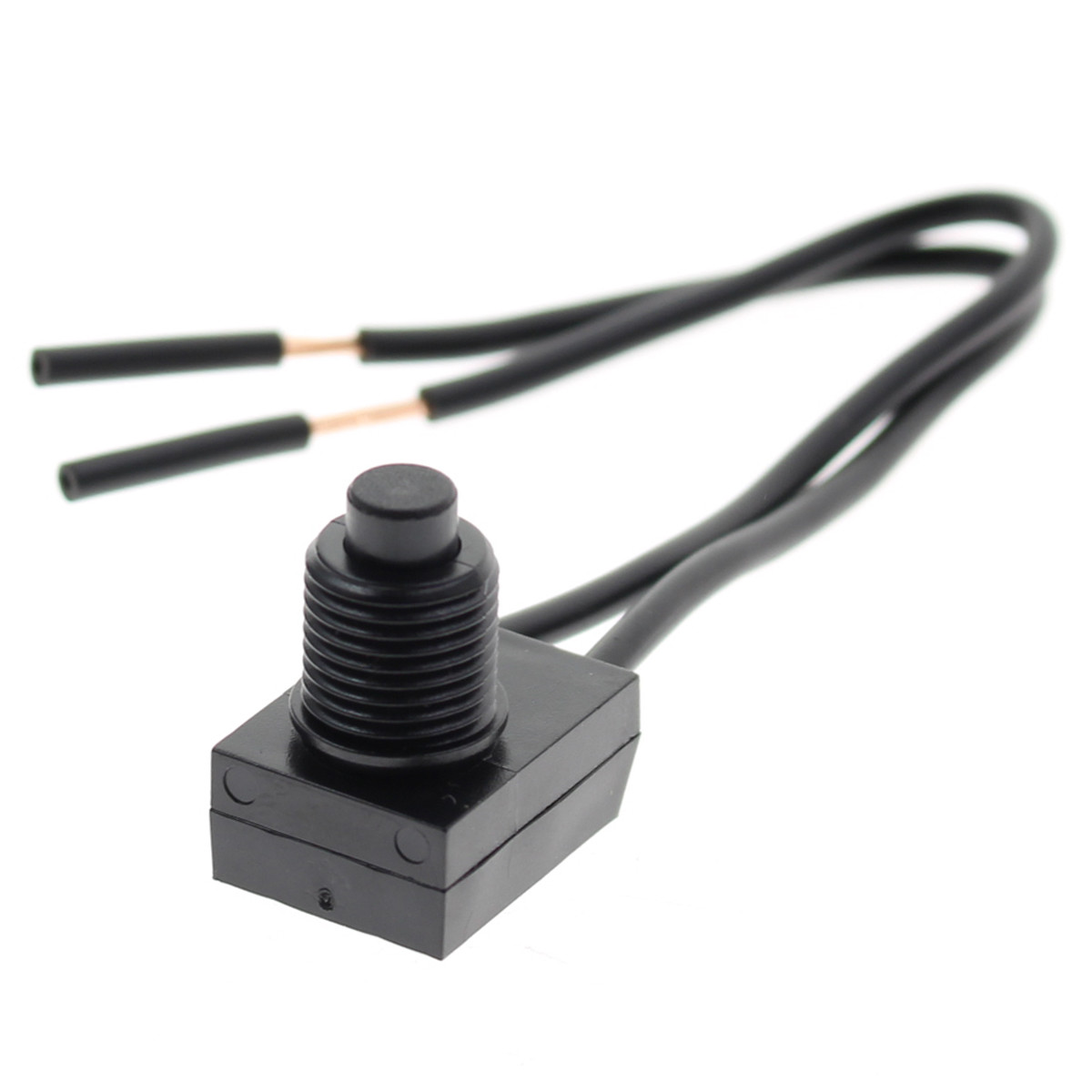 5pcs 4" Wire Leads Waterproof On-Off Push-Button Switch for Motorcycle Car 12V