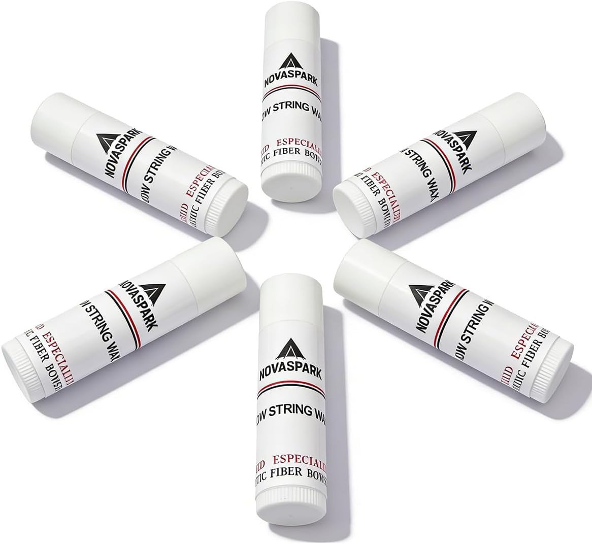 Archery Bowstring Wax Kit - 6 Odorless Waterproof Conditioner Sticks