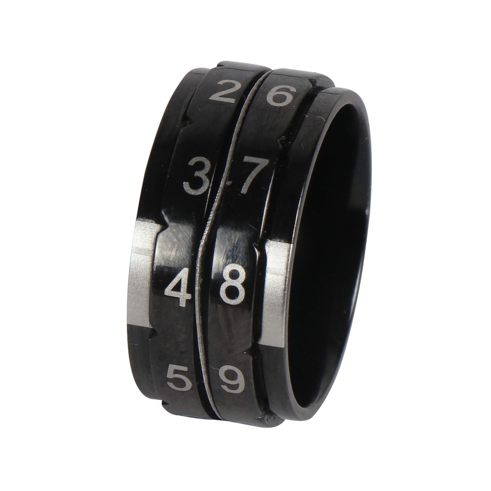 Row Counter Ring- Black | Size 11 (20.6mm)