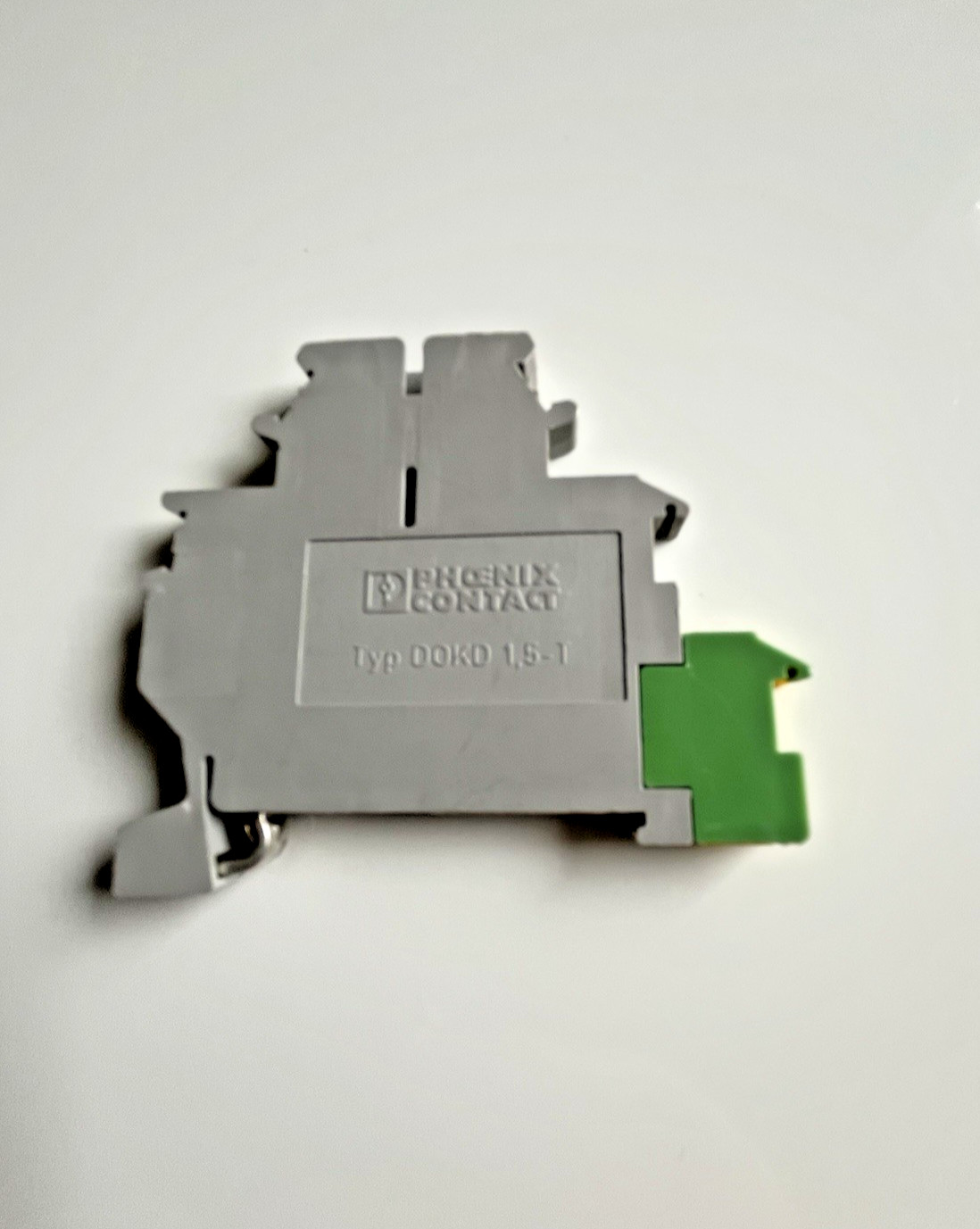 Phoenix Contact DOKD 1.5-T Terminal Block DIN Rail Grey w/ Green | Lot of 12