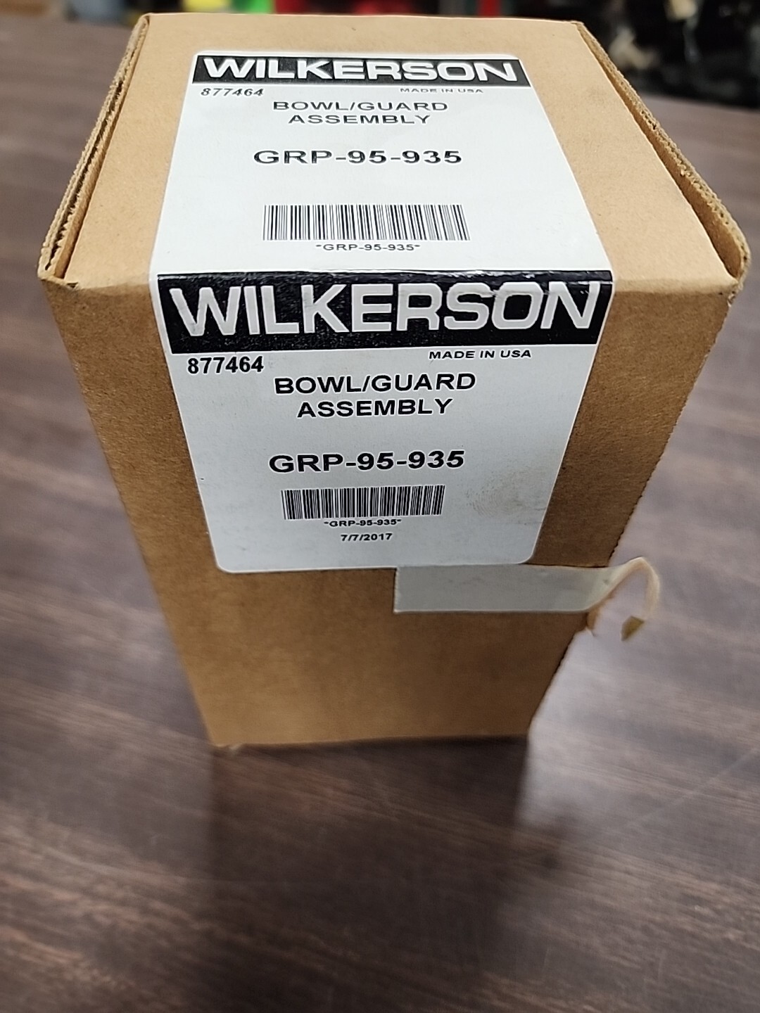 Wilkerson Grp-95-935 Bowl, Plastic W/Metal Bowl Guard