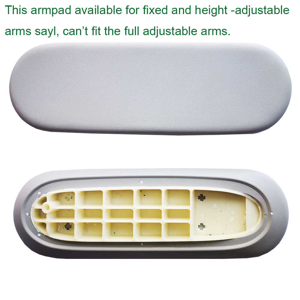 New Arms Pads Caps Replacement For Herman Miller Sayl Chair Black/ Gray Color