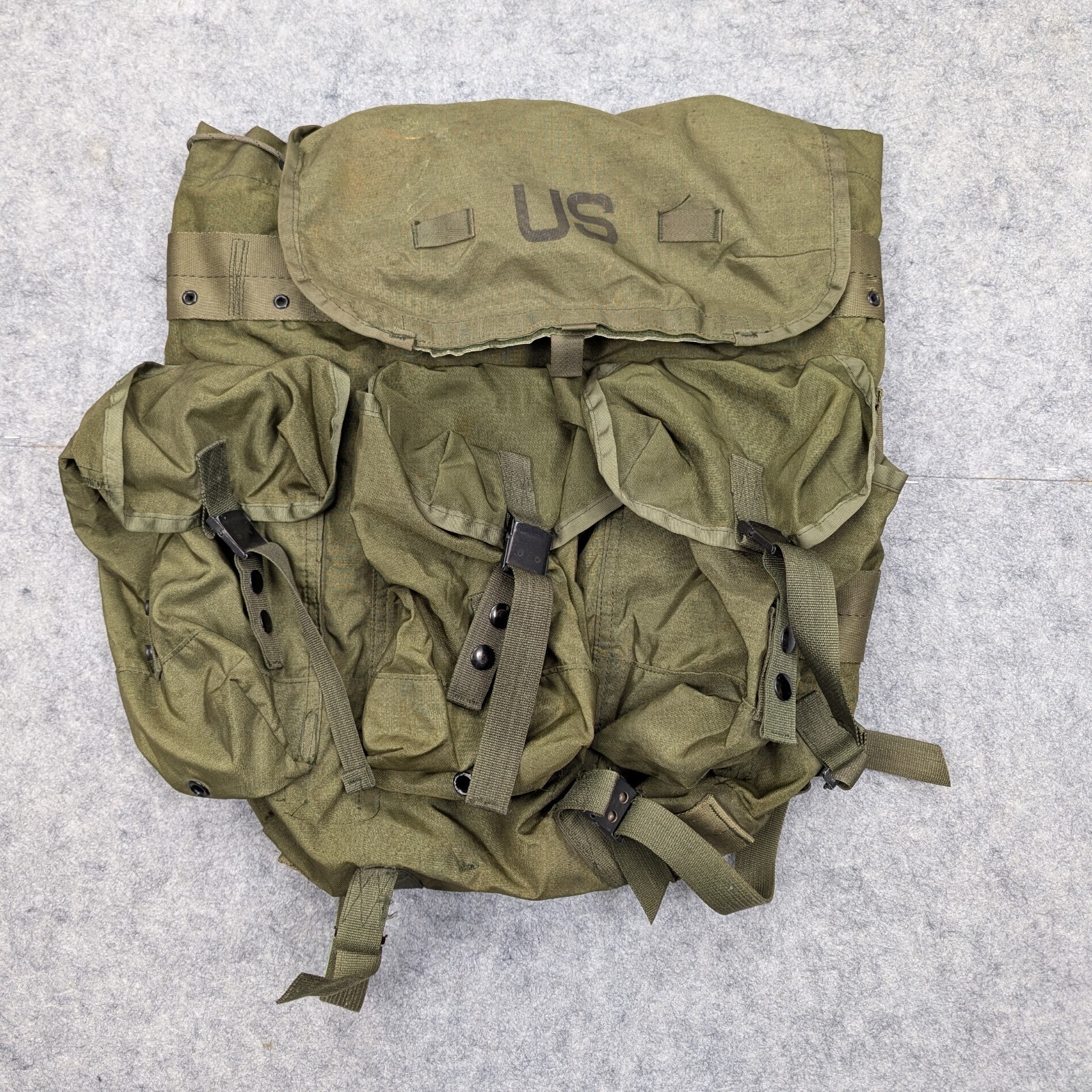 US Military OD Green Alice Pack LC-1 Combat Nylon Field Pack Backpack (BAG ONLY)