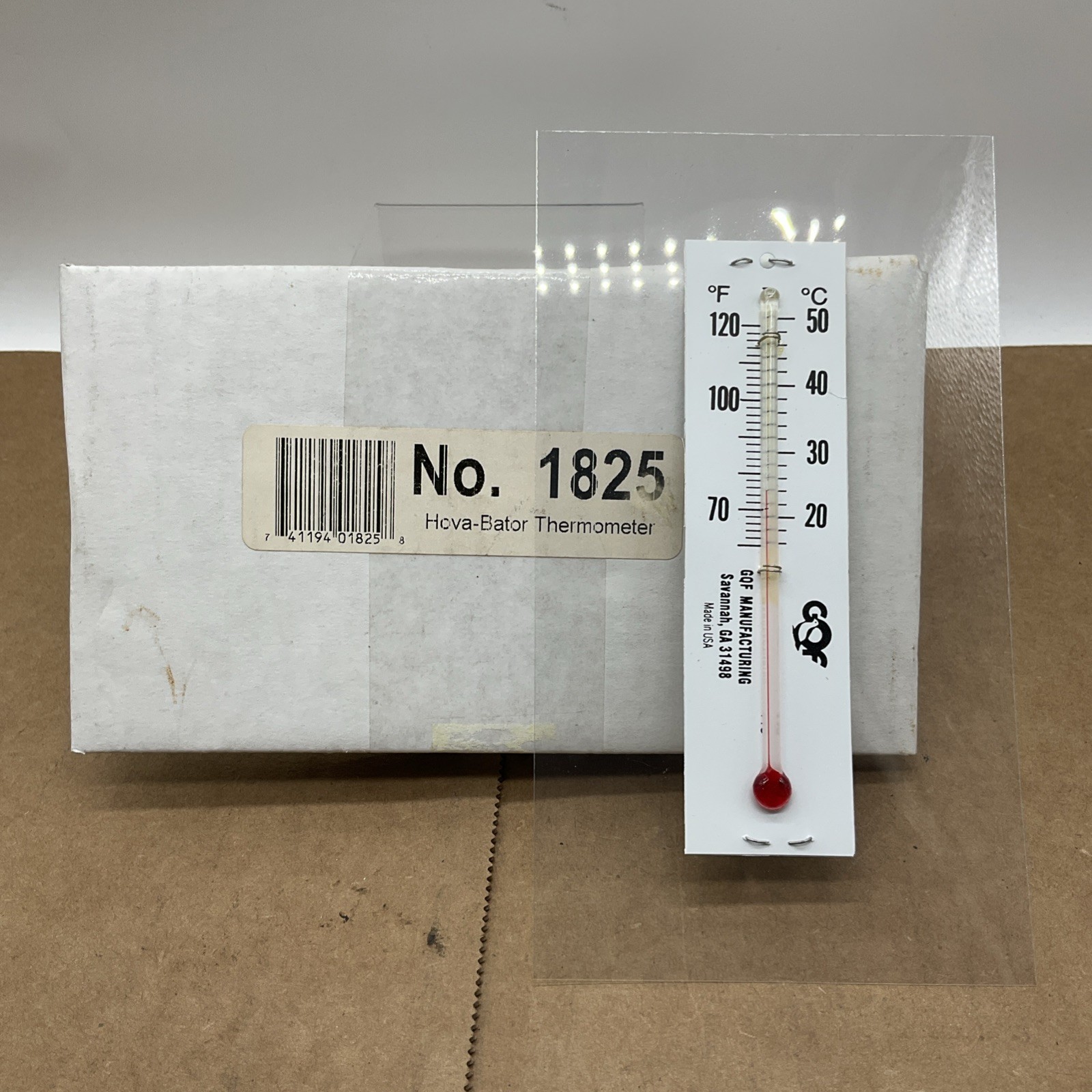 GQF 1825 Incubator Thermometer for Hova-Bator Incubator.  Made in USA.