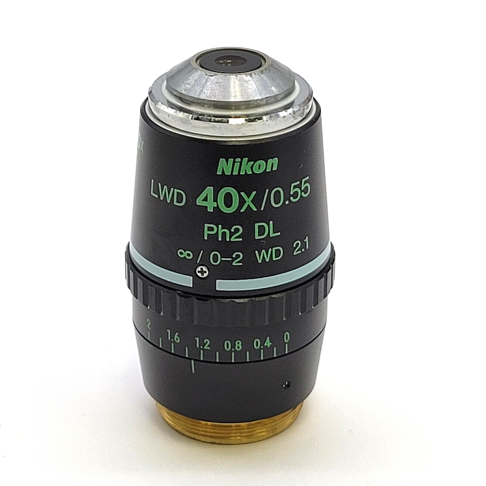 Nikon Microscope Objective LWD 40x Ph2 with Correction Phase Contrast