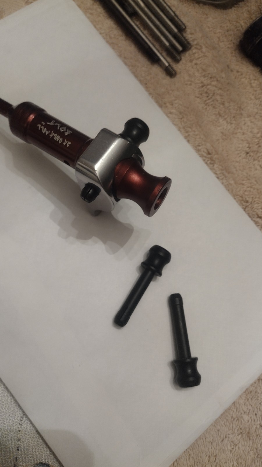 2 WGP AUTOCOCKER Bolt Pins, Replaces Push Pin Type Pull Pins.