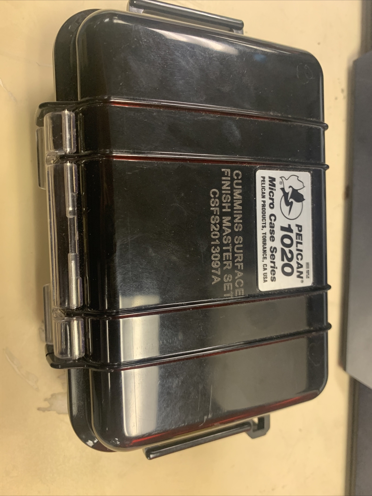 Cummins CSFS2013097A Surface Finish Master Set w/ Pelican 1020 MicroCase