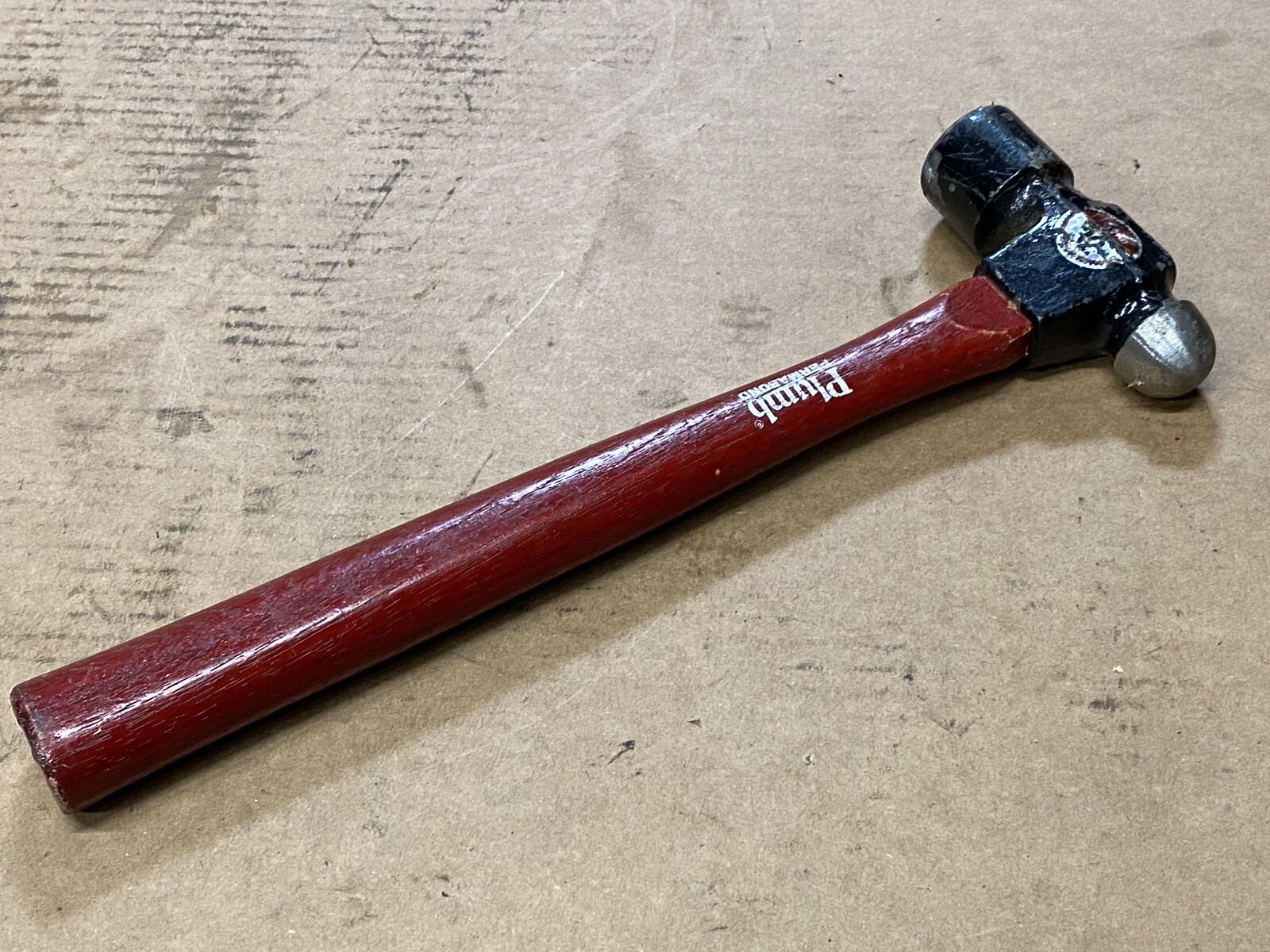 Vintage PERMABOND PLUMB MACHINISTS BALL PEEN HAMMER 32OZ