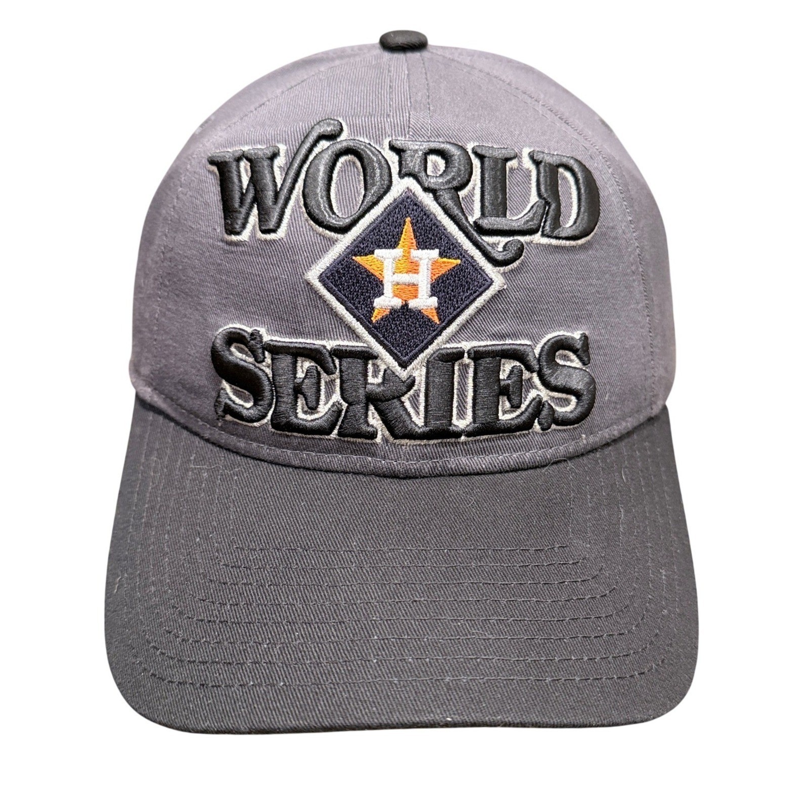 Houston Astros 2022 World Series Champions New Era 9Twenty Strap Back Gray