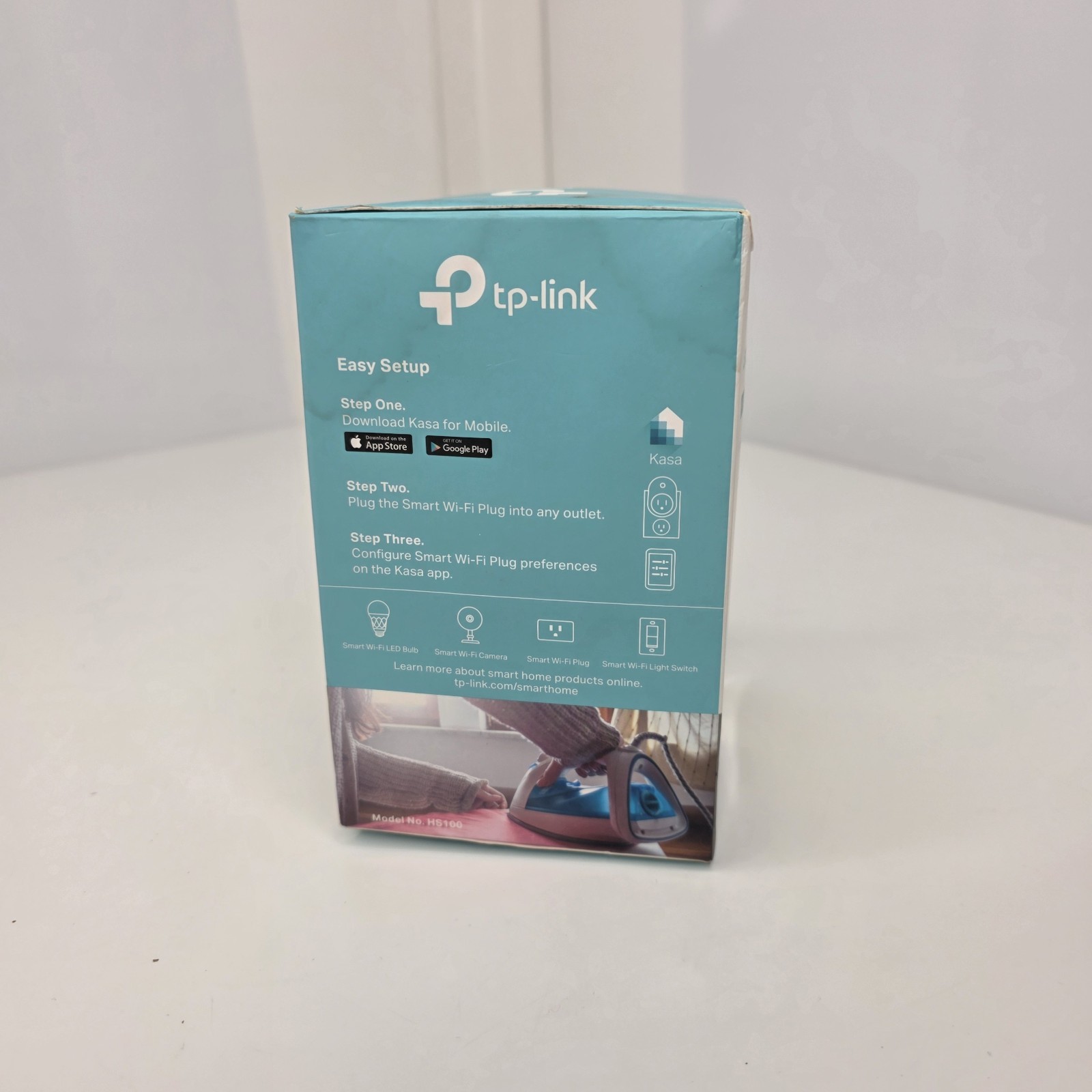 TP-Link HS100 Smart WiFi Plug Compatible W/ Alexa & Google Assistant - White
