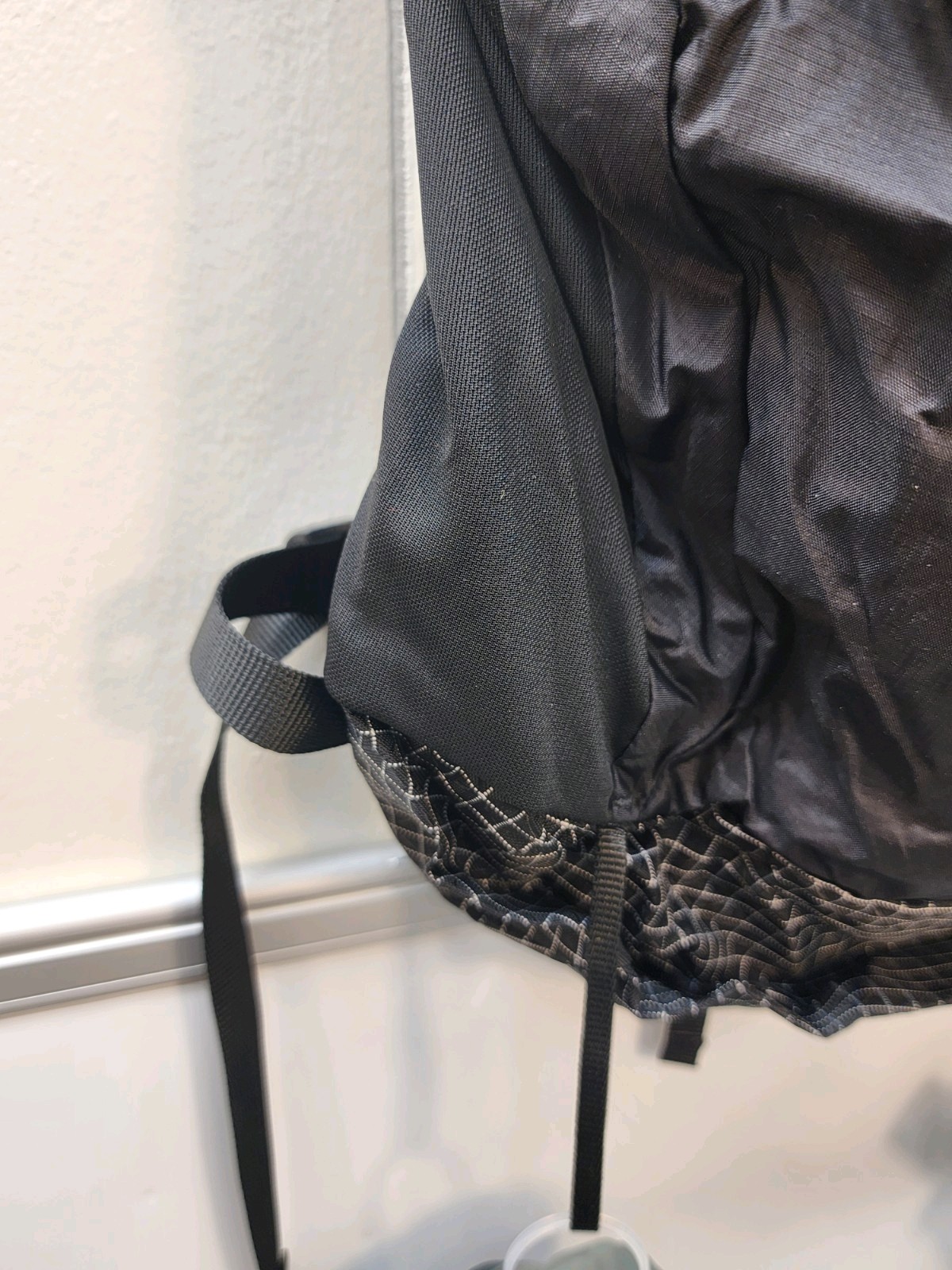 Backpack With Hydration 2 Bottles Black Compact
