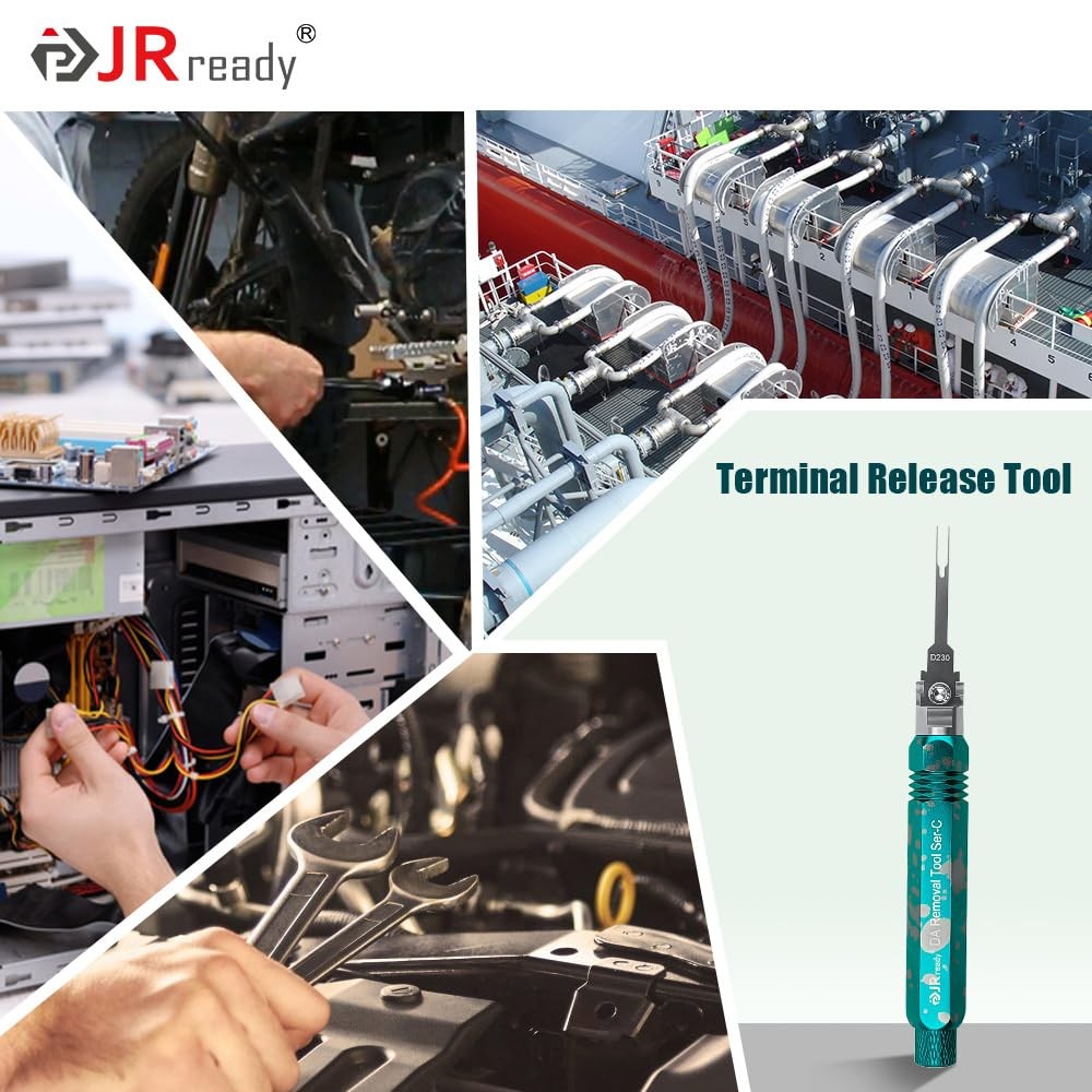 Pin Extractor Tool Terminal Removal Tool with Replacement Tips 8 Pcs