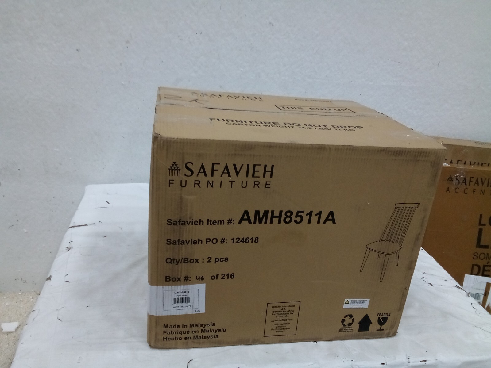 Safavieh Burris Side Chair, Reduced Price 2172716187 AMH8511A-SET2
