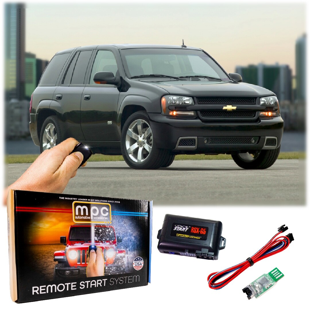 Factory Remote Activated Remote Start Kit For 2002-2008 Chevrolet Trailblazer