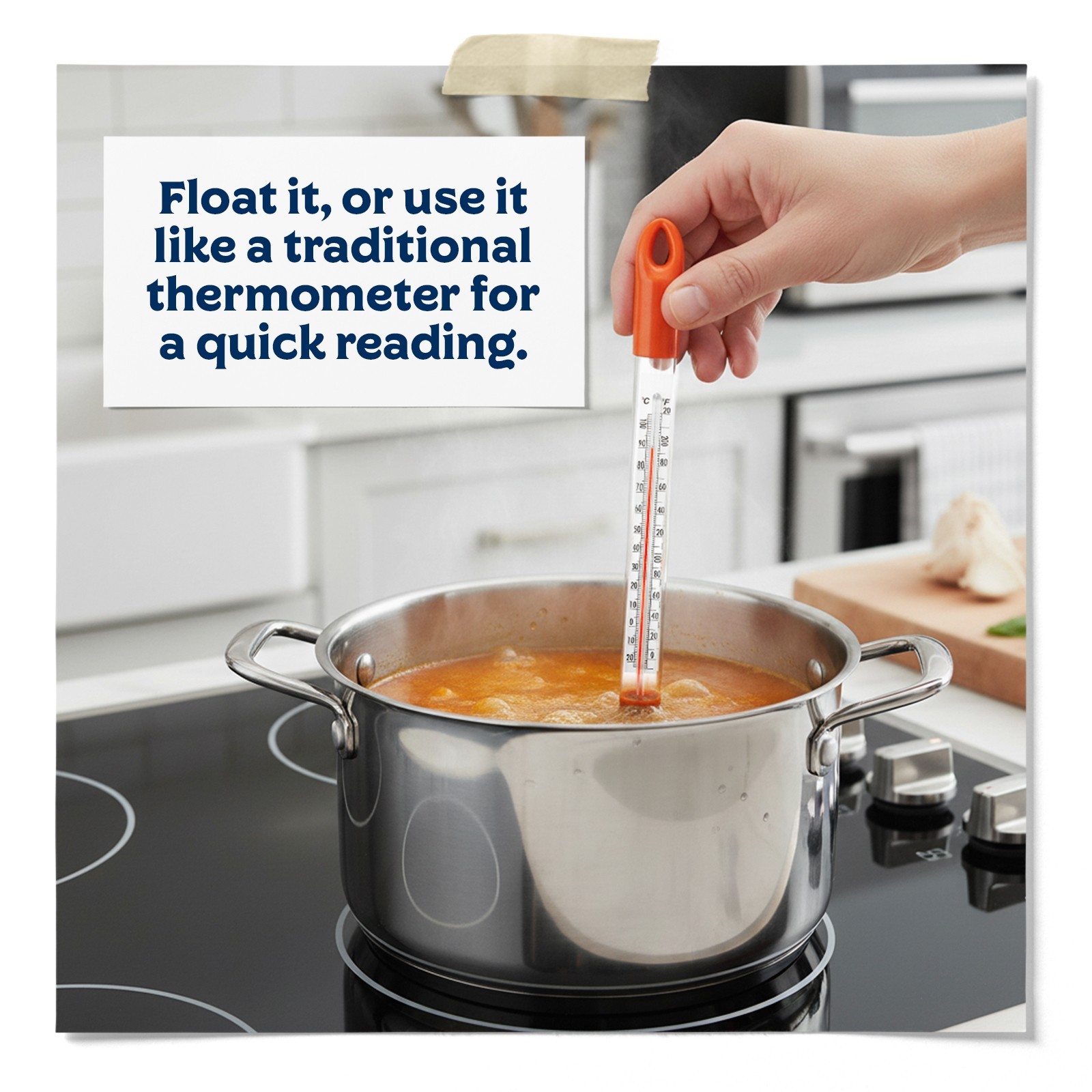 Fermentaholics Floating Glass Thermometer for Cooking & Fermentation