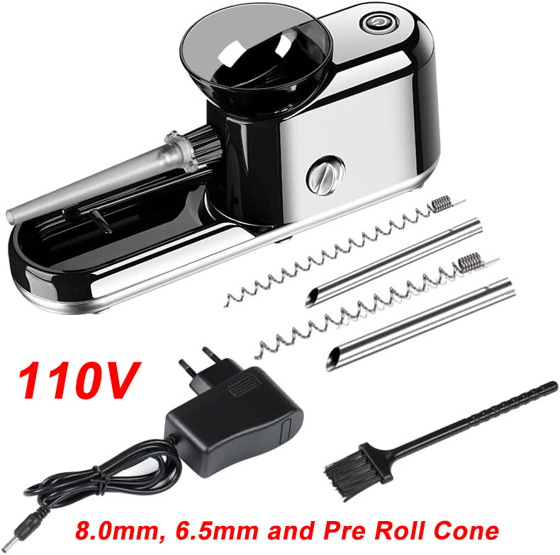 Electric Cones Rolling Machine, Automatic Cigarette Portable Filling Maker 8mm