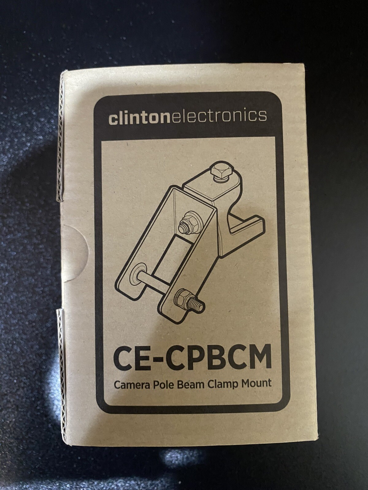 Camera Pole Beam Clamp Mount Clinton Electronics CE-CPBCM Security Bracket