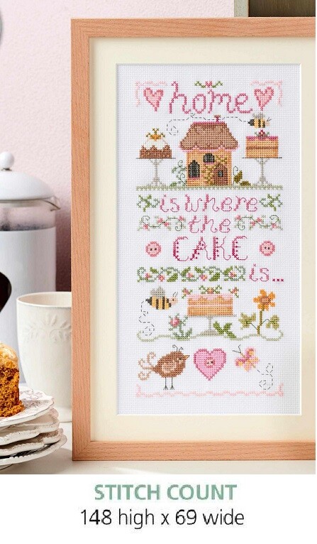 HOME SAMPLER CROSS STITCH PATTERN  ONLY  eq  pes