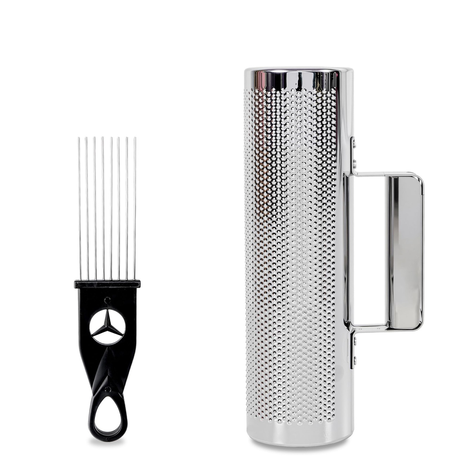 Eavnbaek Guiro Instrument Stainless Steel Guiro 8" 3" Professional Metal Shak...