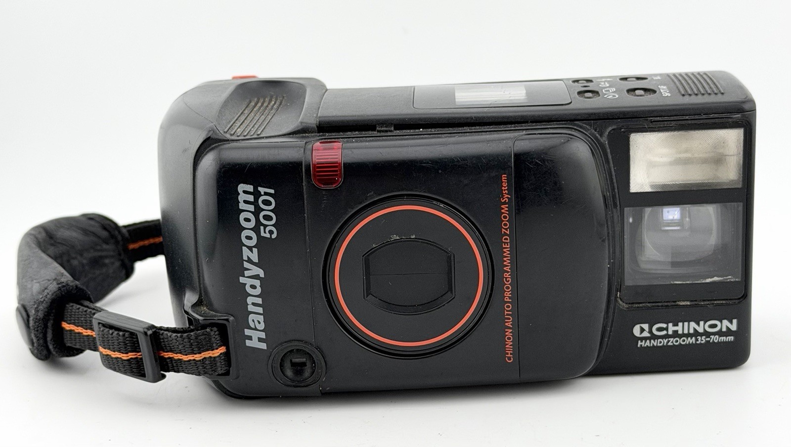Chinon Handyzoom 5001 35mm Point and Shoot Film Camera  / Tested Works