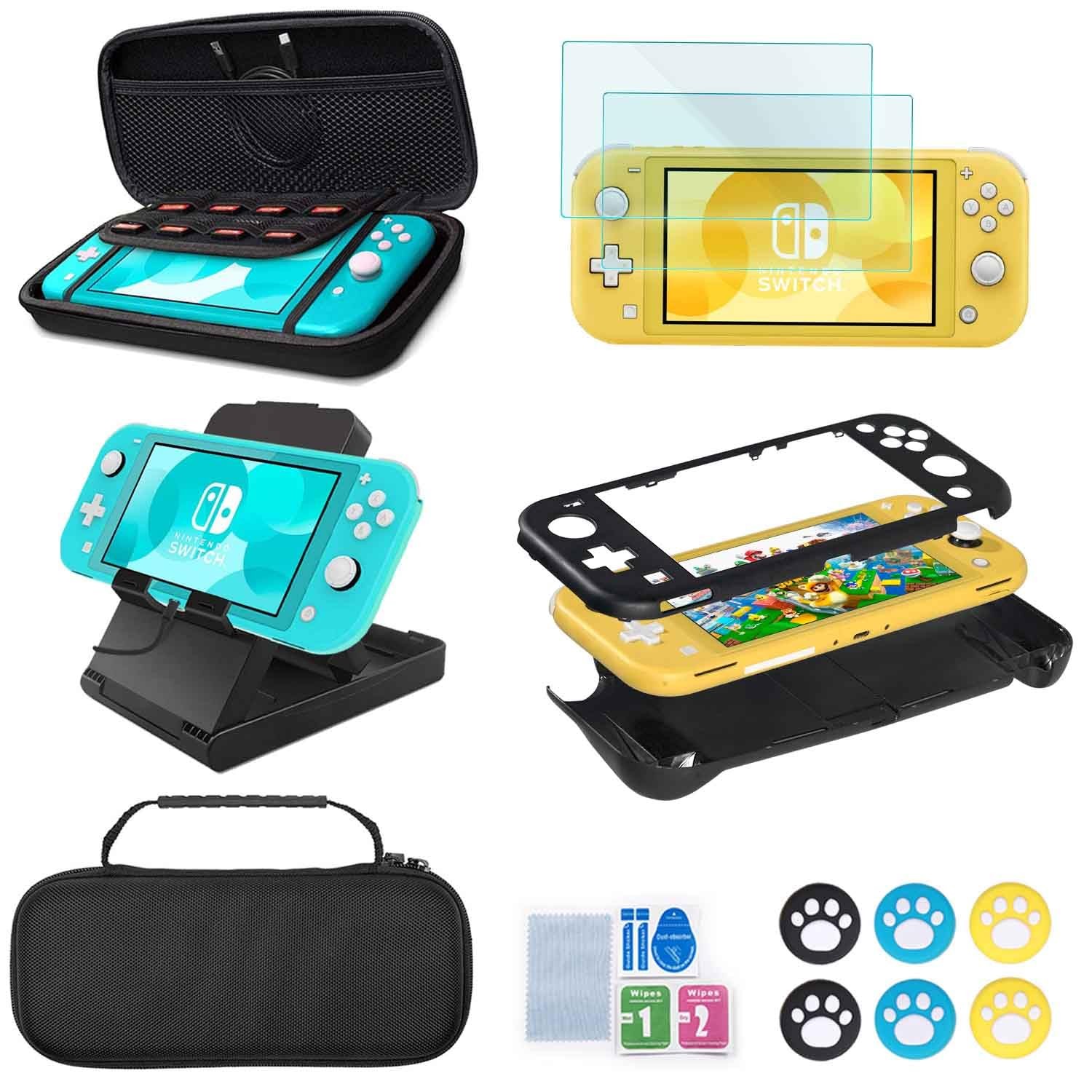 Accessories Kit for Nintendo Switch Lite - 2019, Black