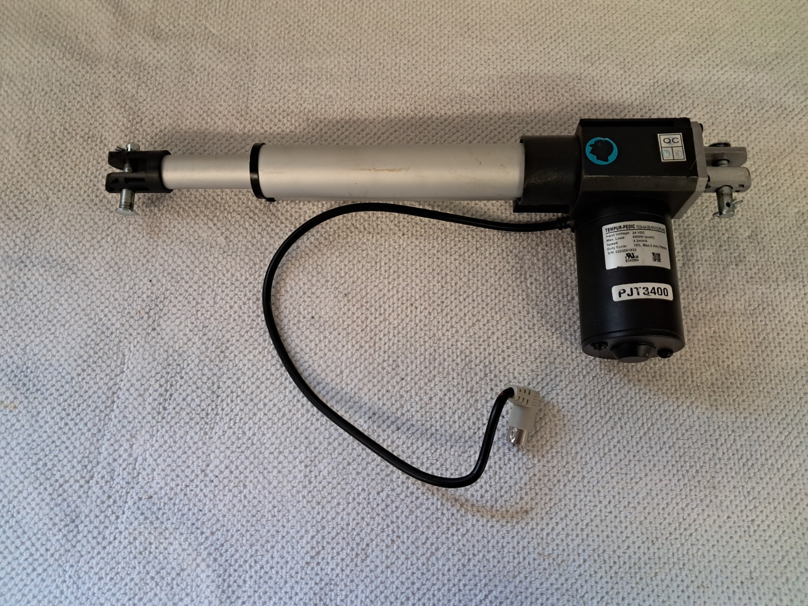 TempurPedic Ergo Plus Head Motor FD24-A4-350.470-C12-PO-HS3 Untested
