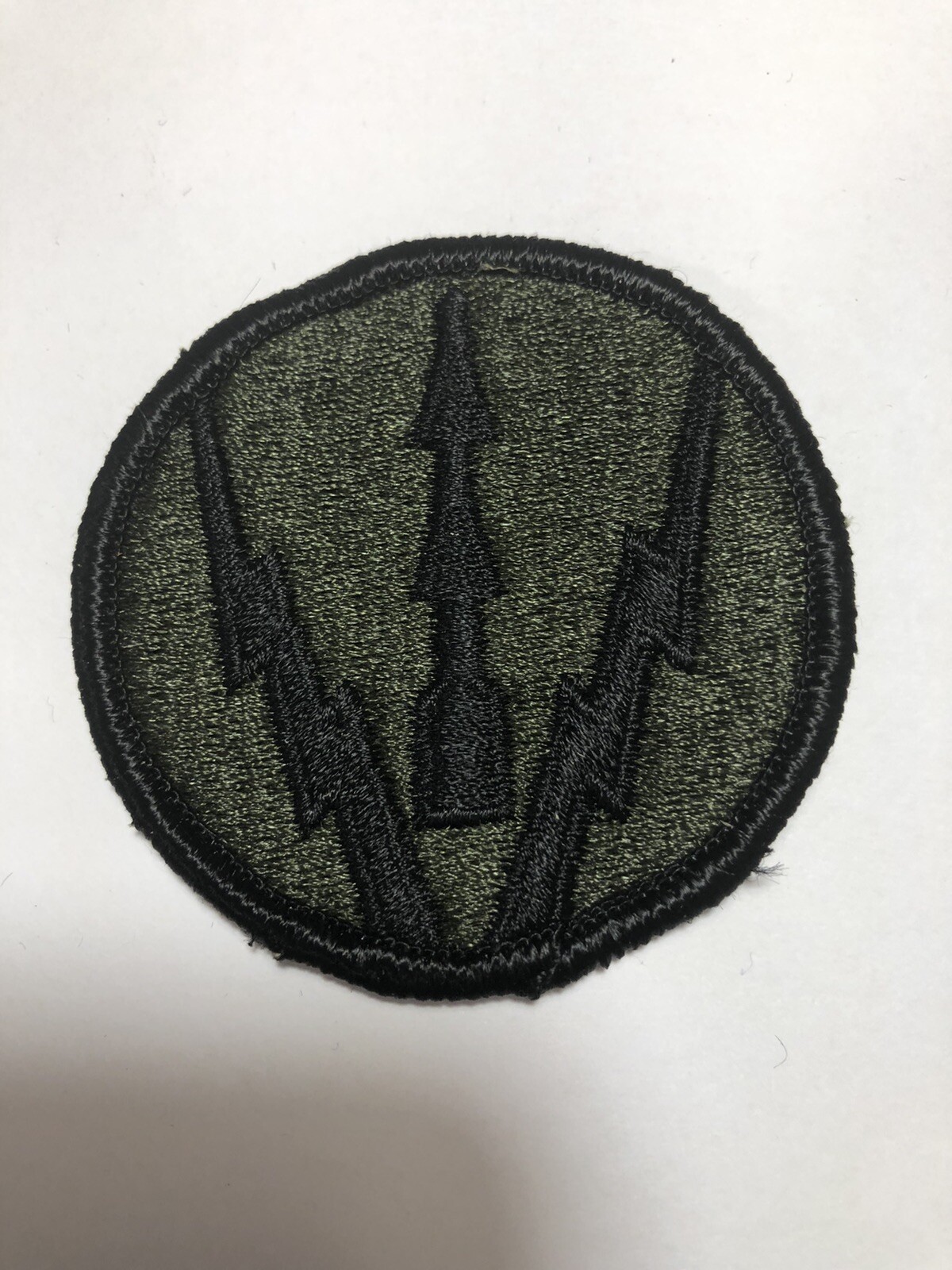 Air Defense Artillery School Subdued U.S. Army Shoulder Patch Insignia