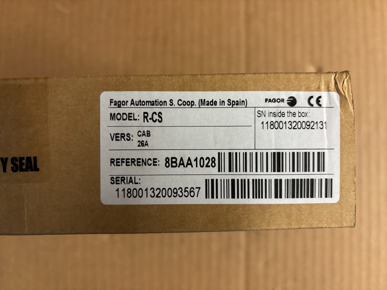 Fagor CS (R-CS) Linear Scale Reader Head