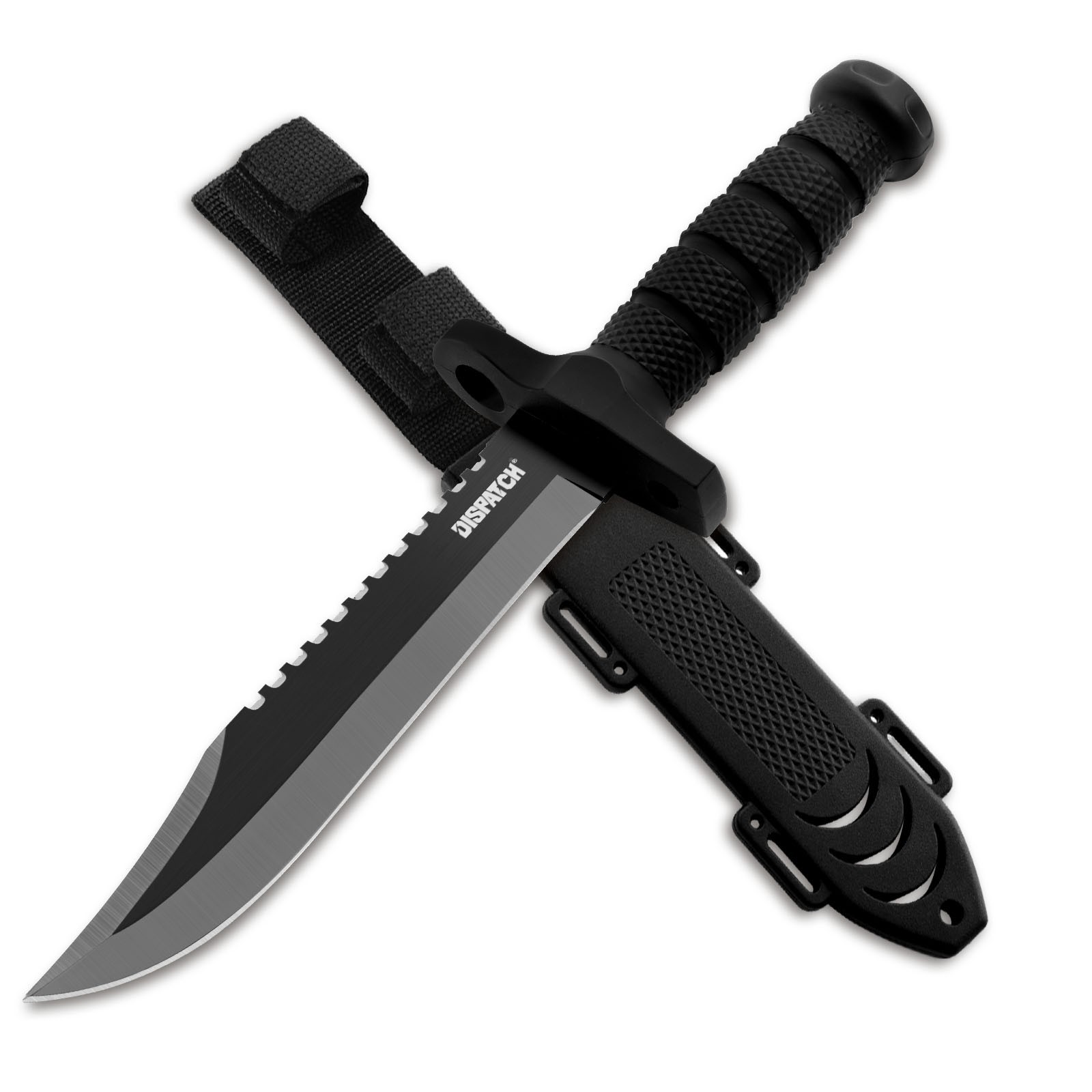 12-inch Bowie Knife, Fixed Blade Hunting Knife with Sheath for Camping, Hiking