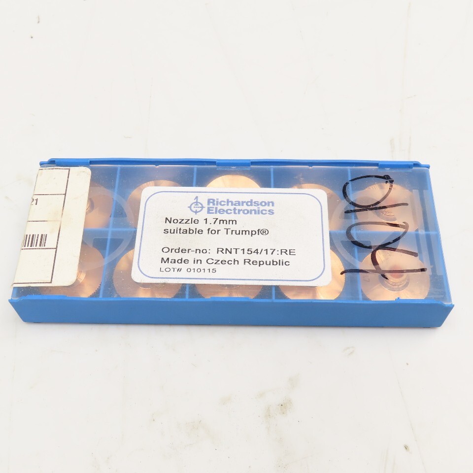 Richardson Electronics RNT154/17:RE Nozzle 1.7mm Lot Of 10