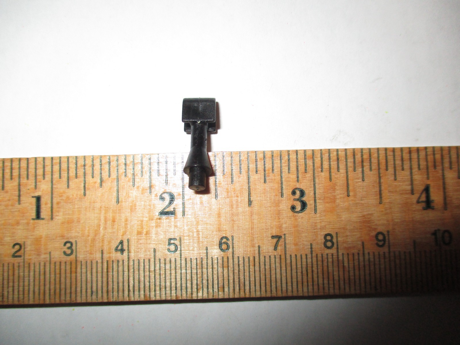 MARX SMOKESTACK FOR Wc PASSANGER CARS & BAYWINDOW CABOOSE REPRO BLACK PLASTIC