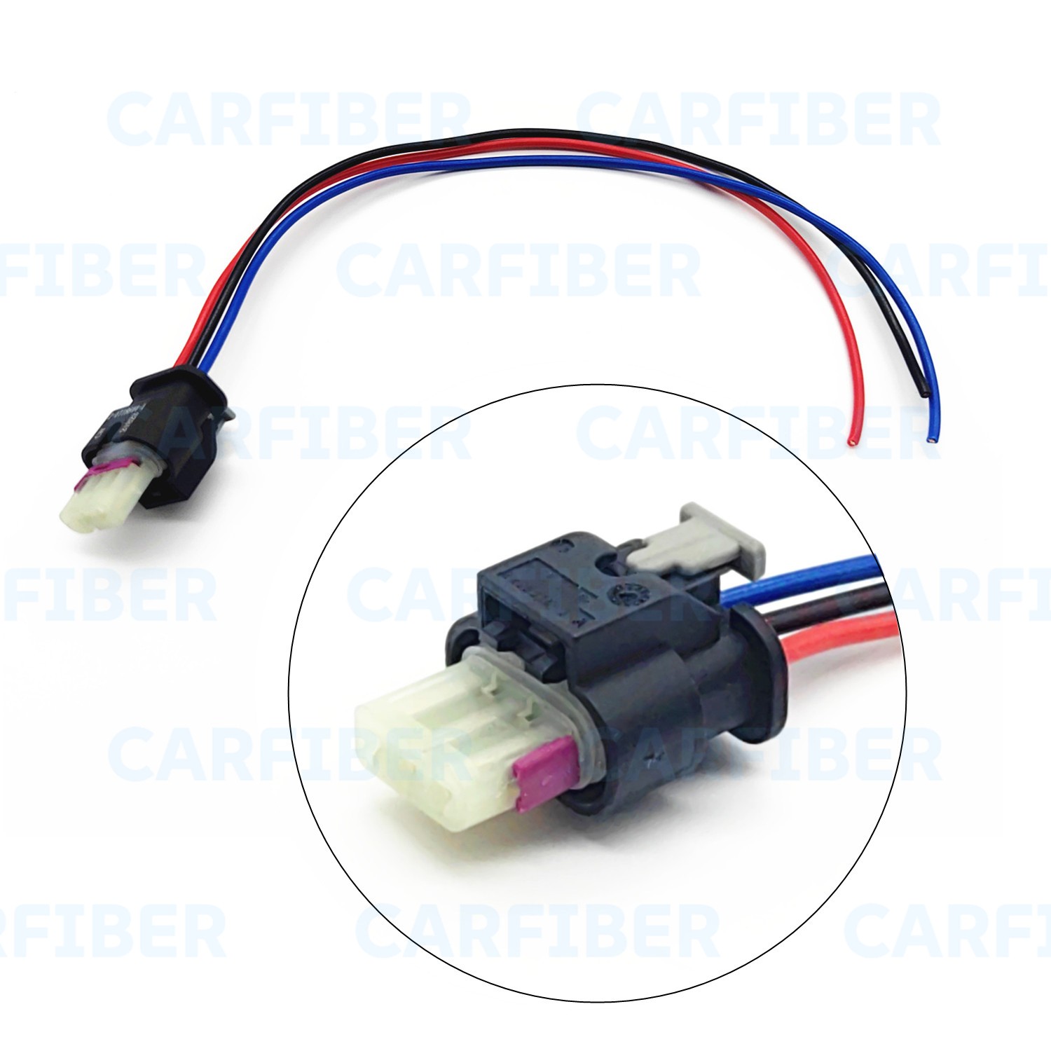 3-Way Park Distance Sensor Pigtail Connector Fits Ford C-Max 2013-2018 WPT-1386