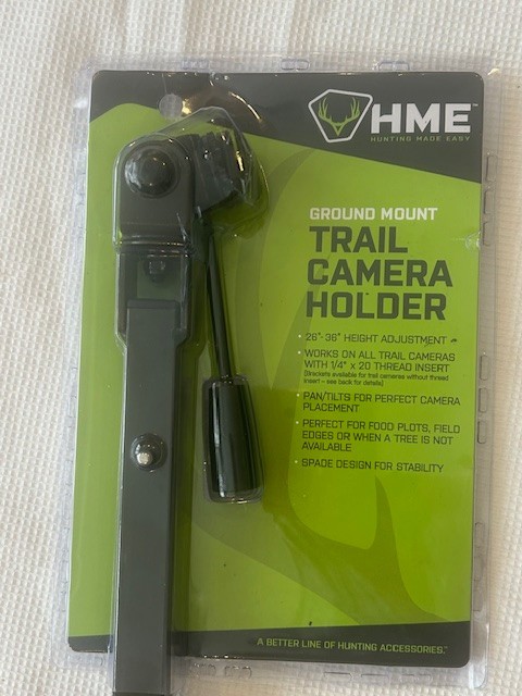 HME Trail Camera Holder 26"-36" Ground Mount For Deer Plots Fields Hunting
