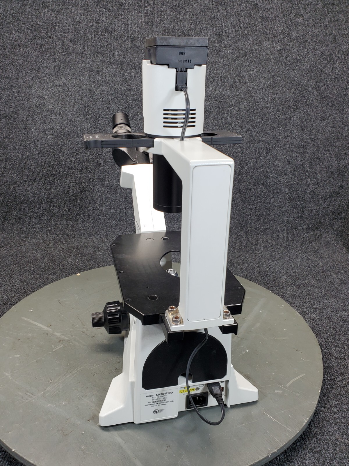 Olympus CK30 Inverted Microscope w/ 3 objectives, CK40-SLP Phase Contrast slider