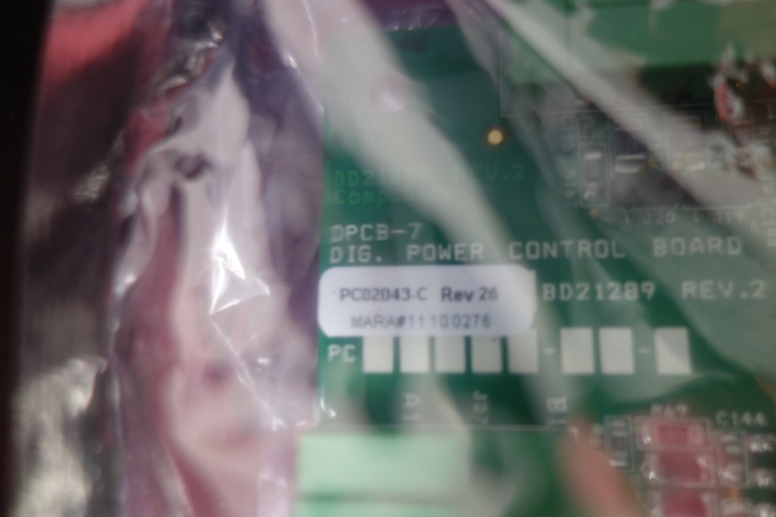 Satcon Power Systems PC02043-C DPCB-7 Power Control Board *NEW*
