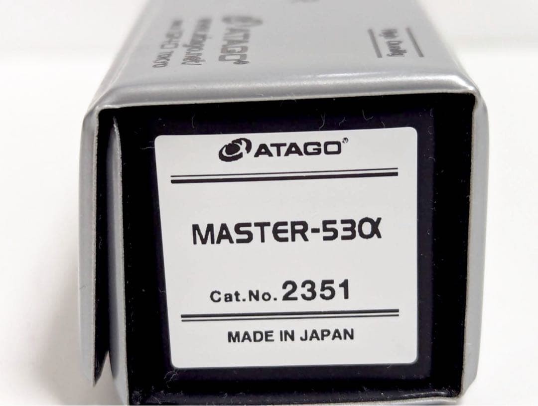 ATAGO MASTER-53α Handheld Refractometer Brix 0-53% IP65 Model almost unused