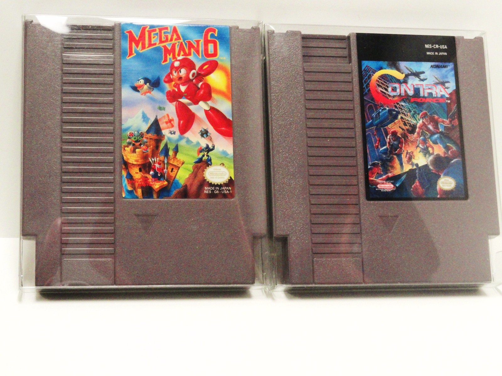 25 NES CARTRIDGE PROTECTORS Nintendo Clear Video Game Cases / Boxes Cart