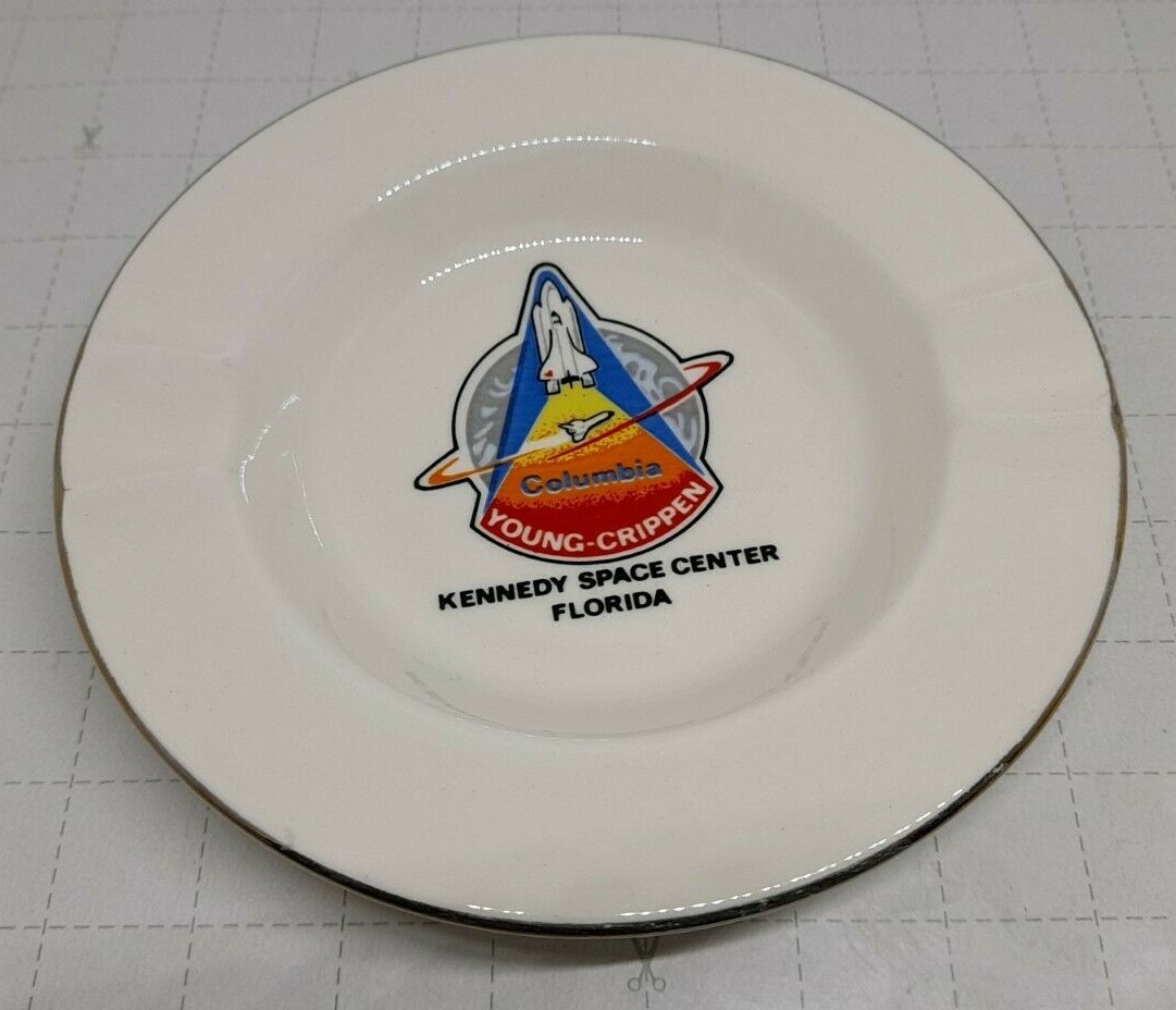 Space Shuttle Columbia First Orbital Mission STS-1 Young-Crippen Ashtray
