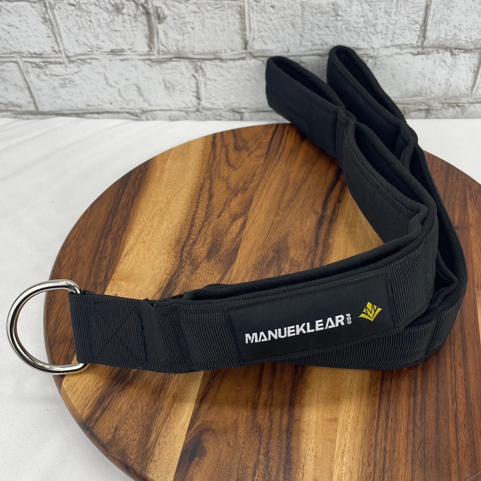 Manueklear Pro Tricep Rope Cable Attachment Handles Black