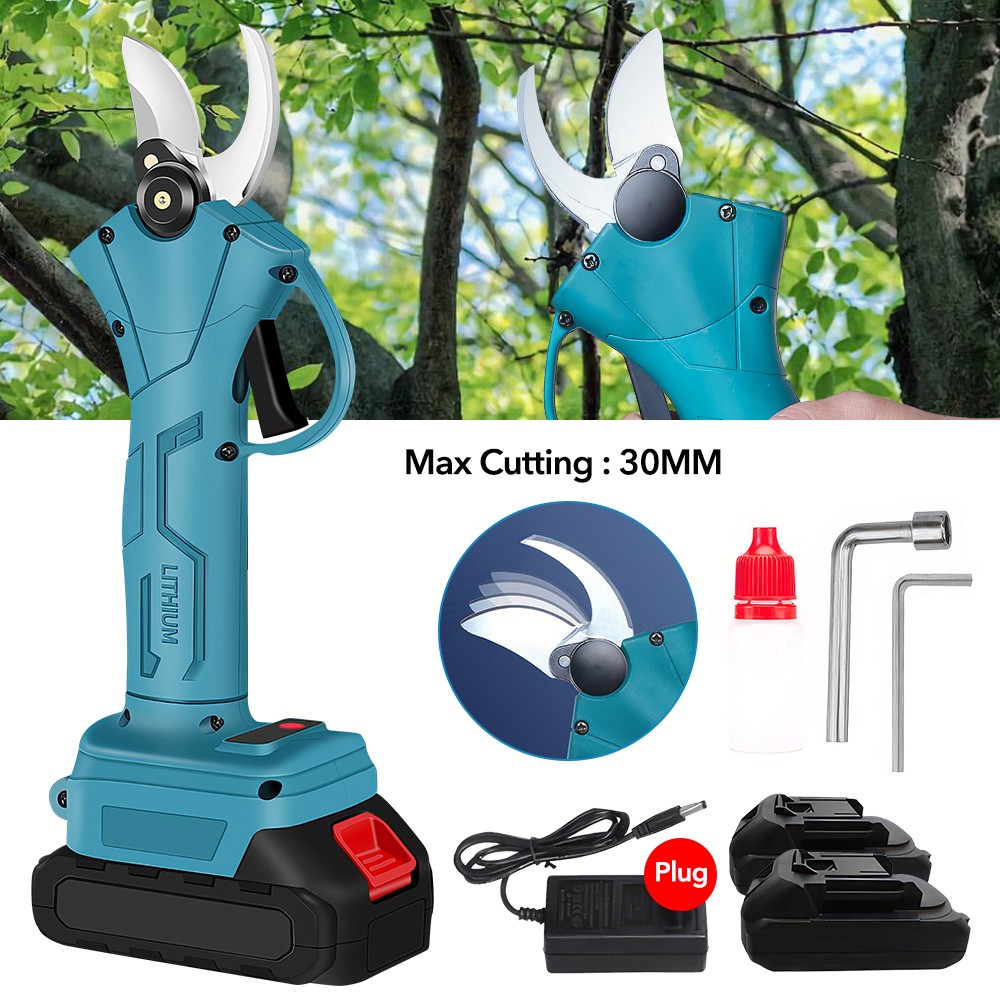 Electric Pruning Shears for Makita 18V Battery Cordless Garden Pruner 2,6000RPM
