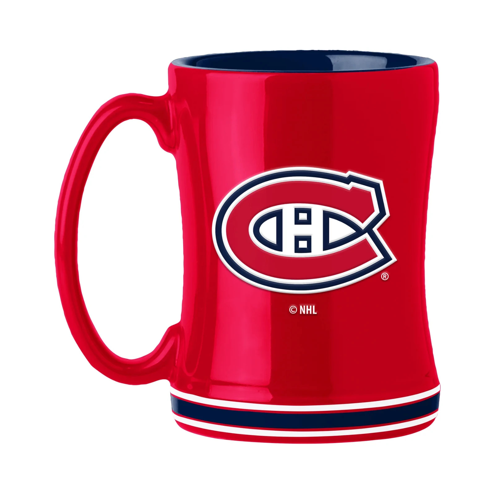 Montreal Canadiens Logo Brands NHL Relief Coffee Mug (1) 14oz