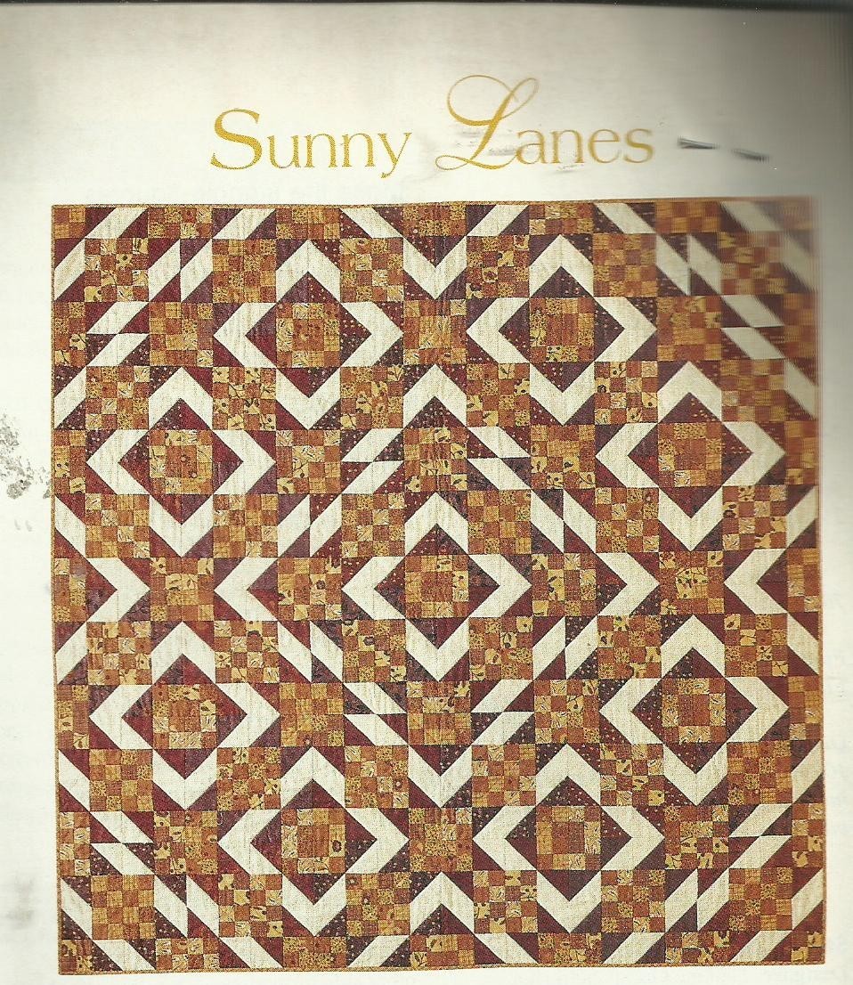 C0591 SUNNY LANES QUILT PATTERN/INSTRUCTIONS
