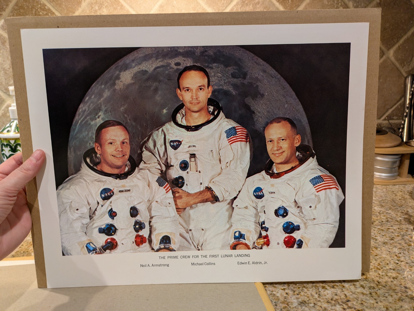 Complete NASA Apollo Mission Crew Lithograph Set w/ Original Envelope 1960s–70s