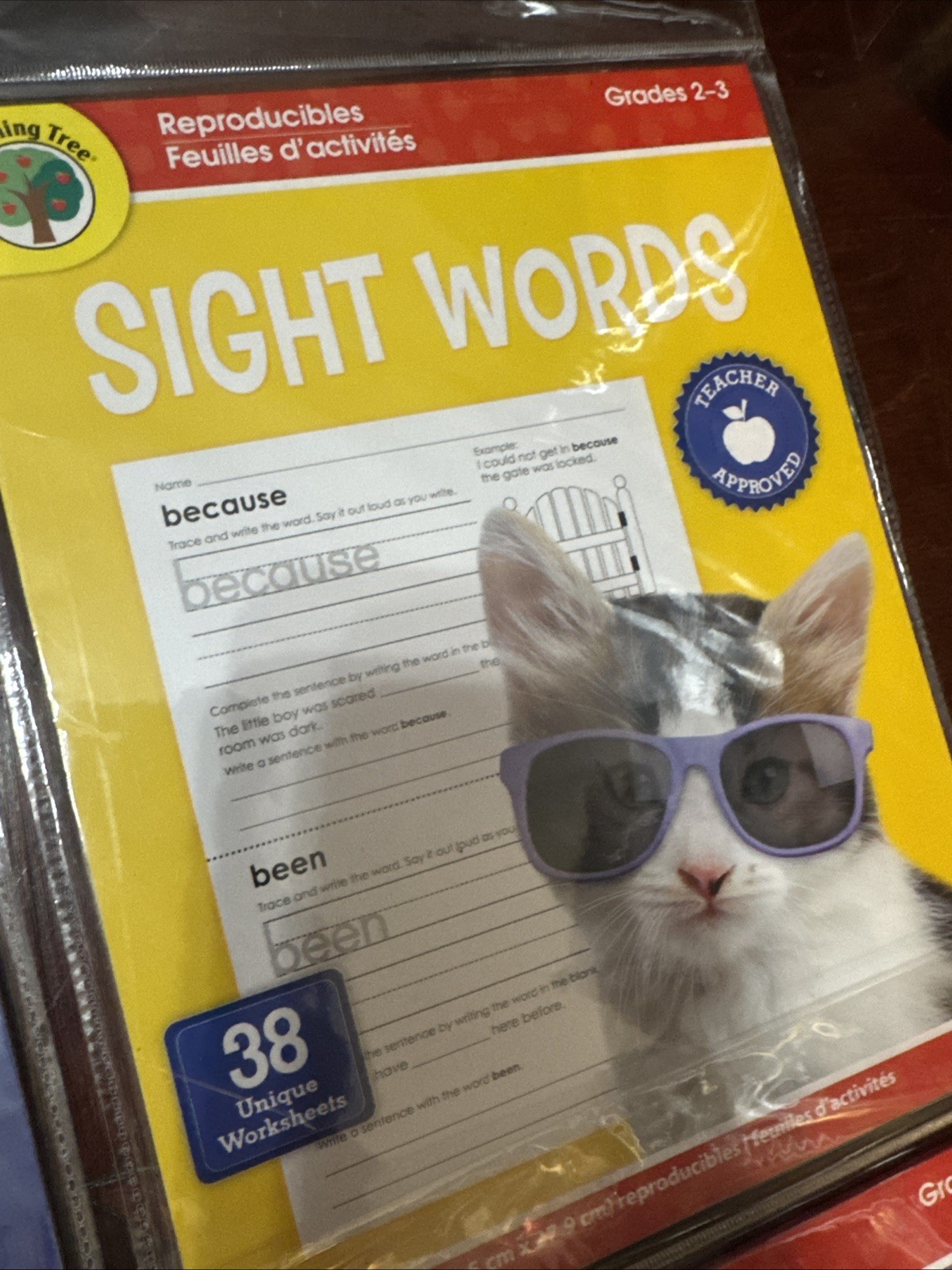 Teaching Tree Sight Words Worksheets Grade K-1, 2-3 & (2)Word Problems Grade 1-2