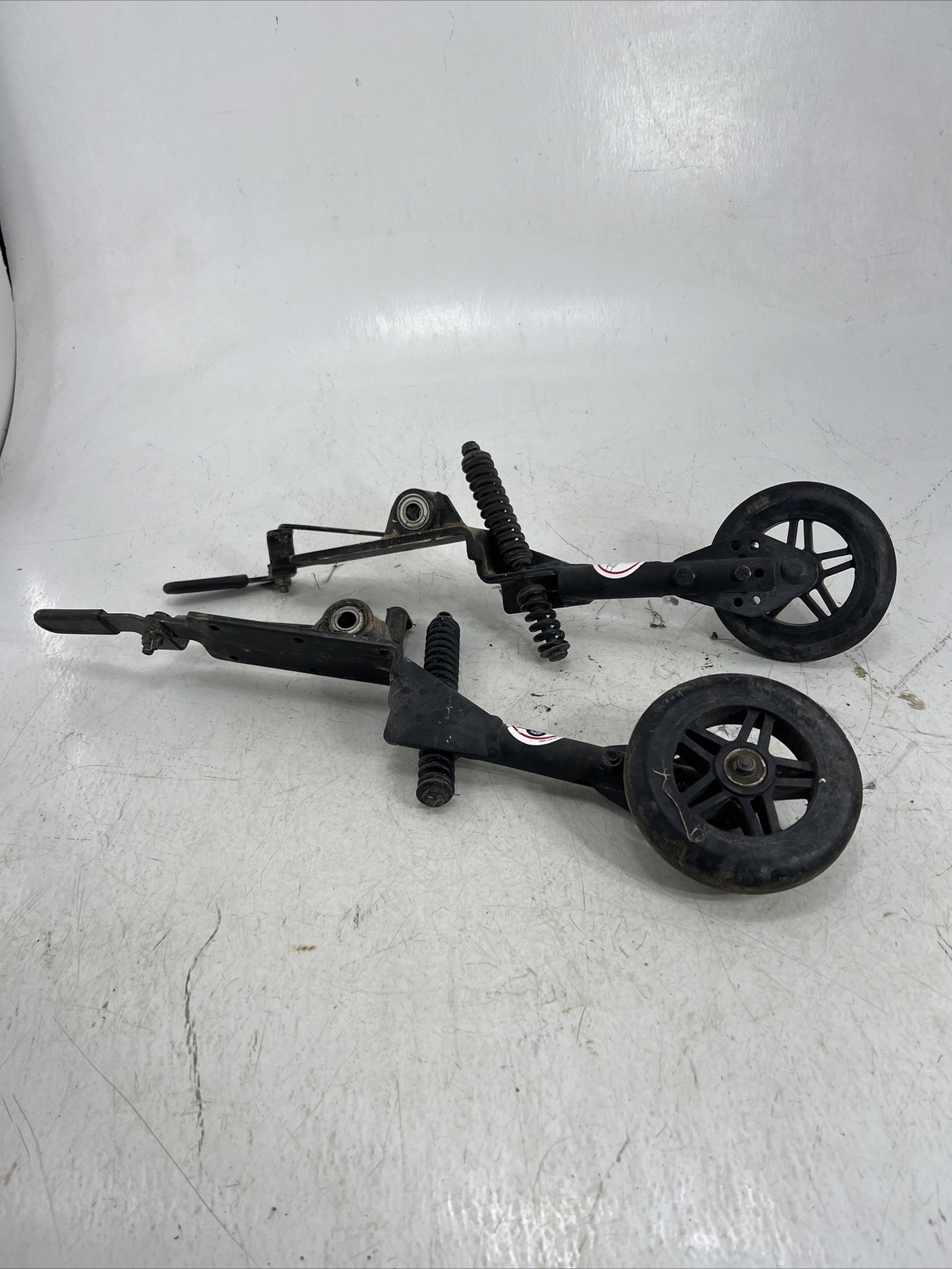 Set of 2 Pride Jazzy Quantum Jet 3 1103 1143 Ultra Anti-Tip Wheel Forks Mounts