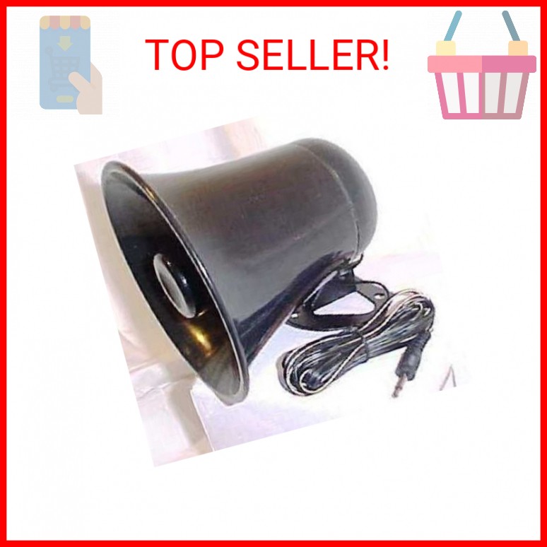 PA Horn Speaker w/Plug & Wire - 5 inch for CB/Ham Radio