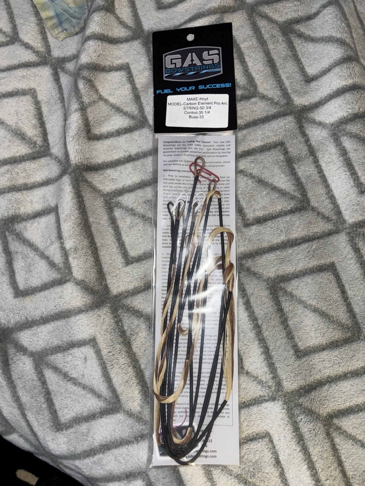 Gas Bowstring Hoyt Carbon Element